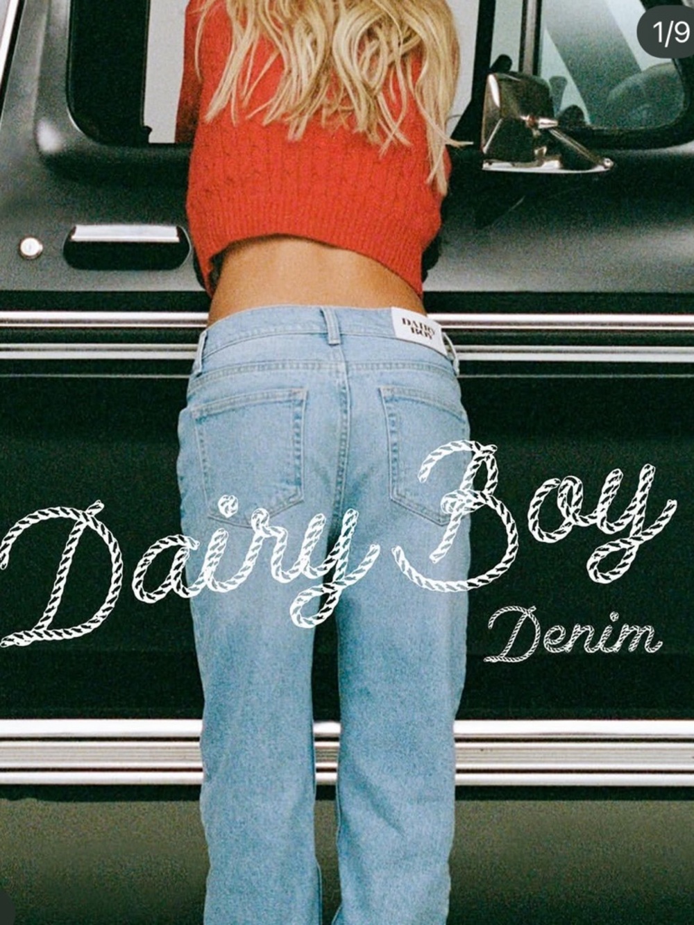 Dairy boy straight legs jeans